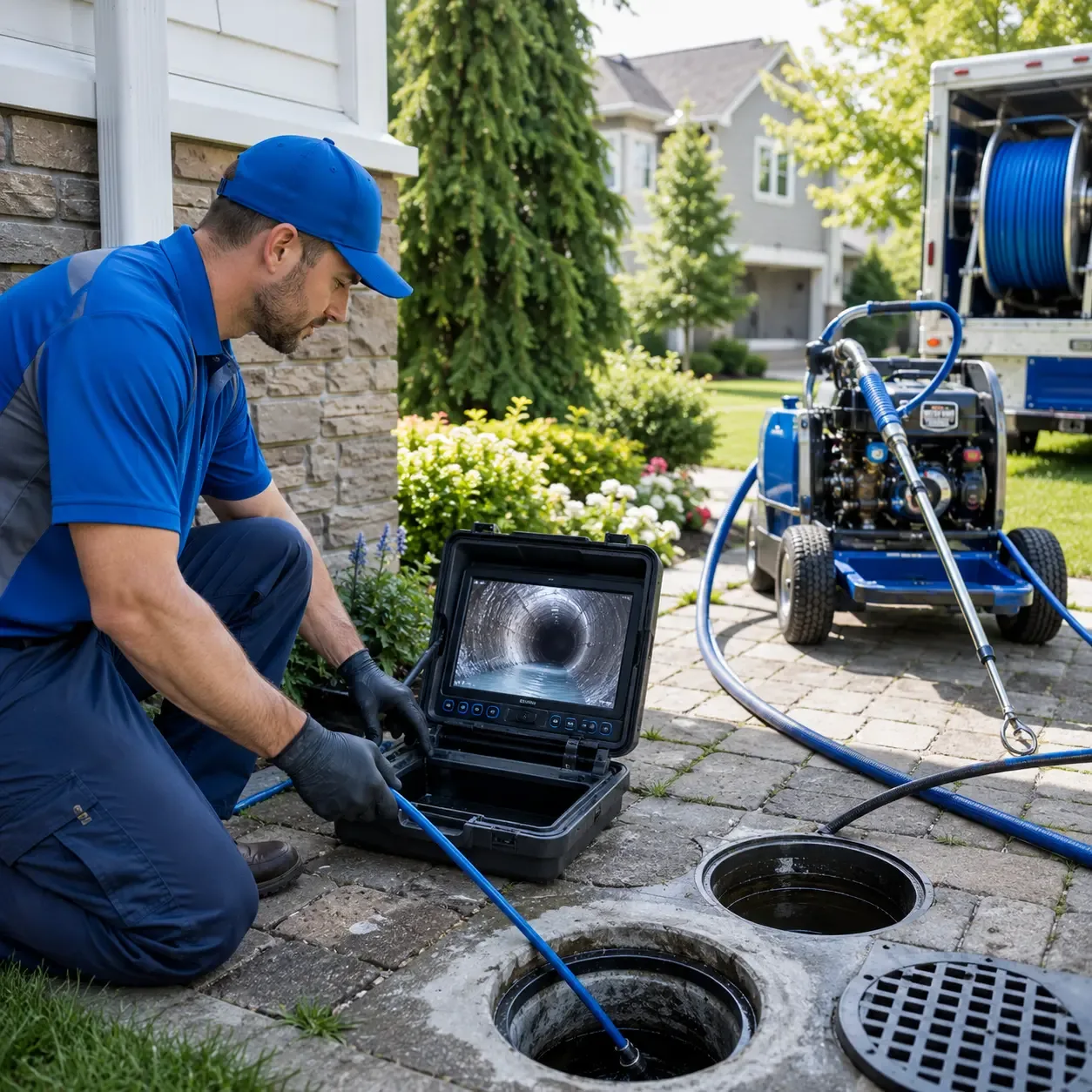 Outdoor drain cleaning professionals serving Garden City, MI